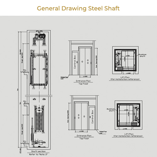 Elevator Plan Drawing